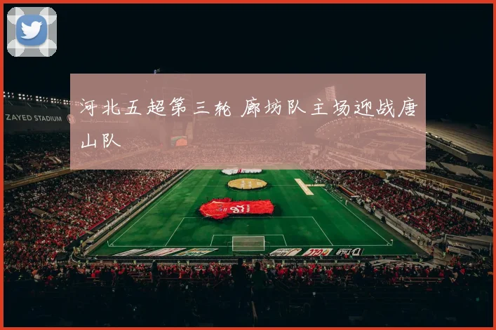 河北五超第三轮 廊坊队主场迎战唐山队